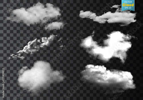 Fog or smoke isolated transparent special effect.