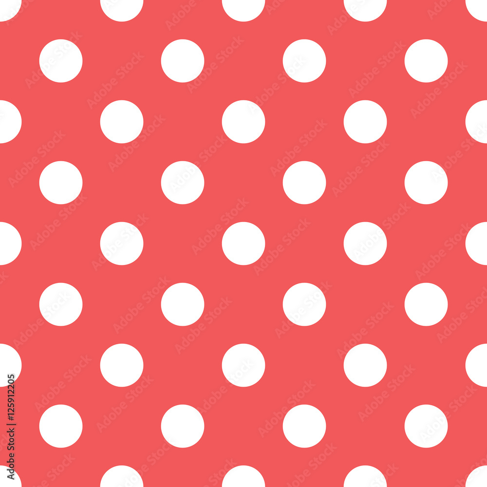 Polka dot pink retro seamless pattern background vector Polka dot pink retro seamless pattern background vector