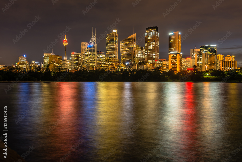 Fototapeta premium Cityscape Nightlight.