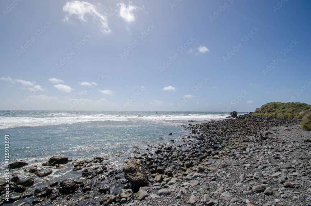 Starnd von La Gomera kanarische Insel Starnd von La Gomera kanarische Insel