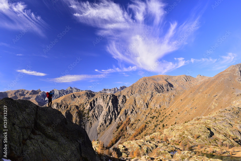 nuages angélique dans le parc national du mercantour