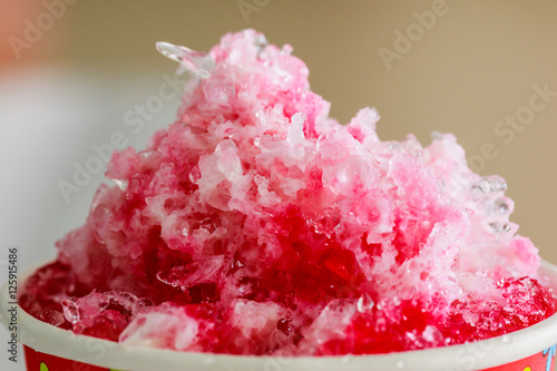Shave Ice with Sala Flavor and condensed milk