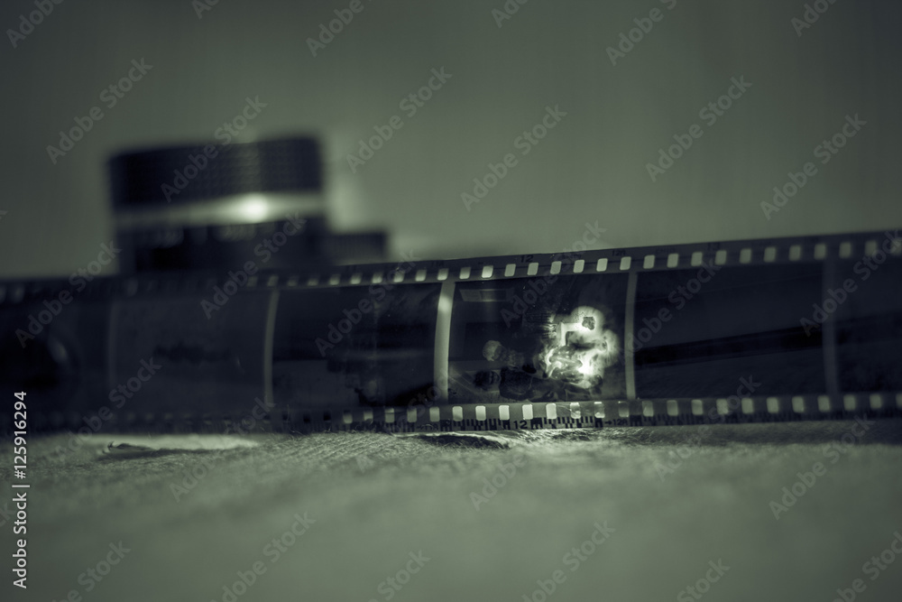 Obraz premium camera and film