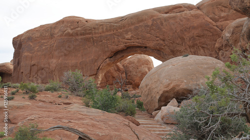 North window, The windows, The Arches, Utah, USA