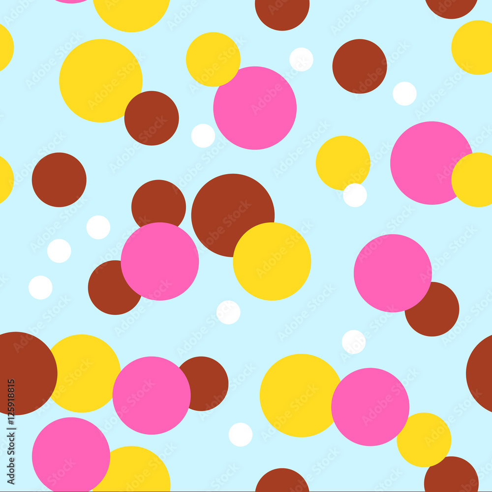 An abstract vector background of various circles An abstract vector background of various circles