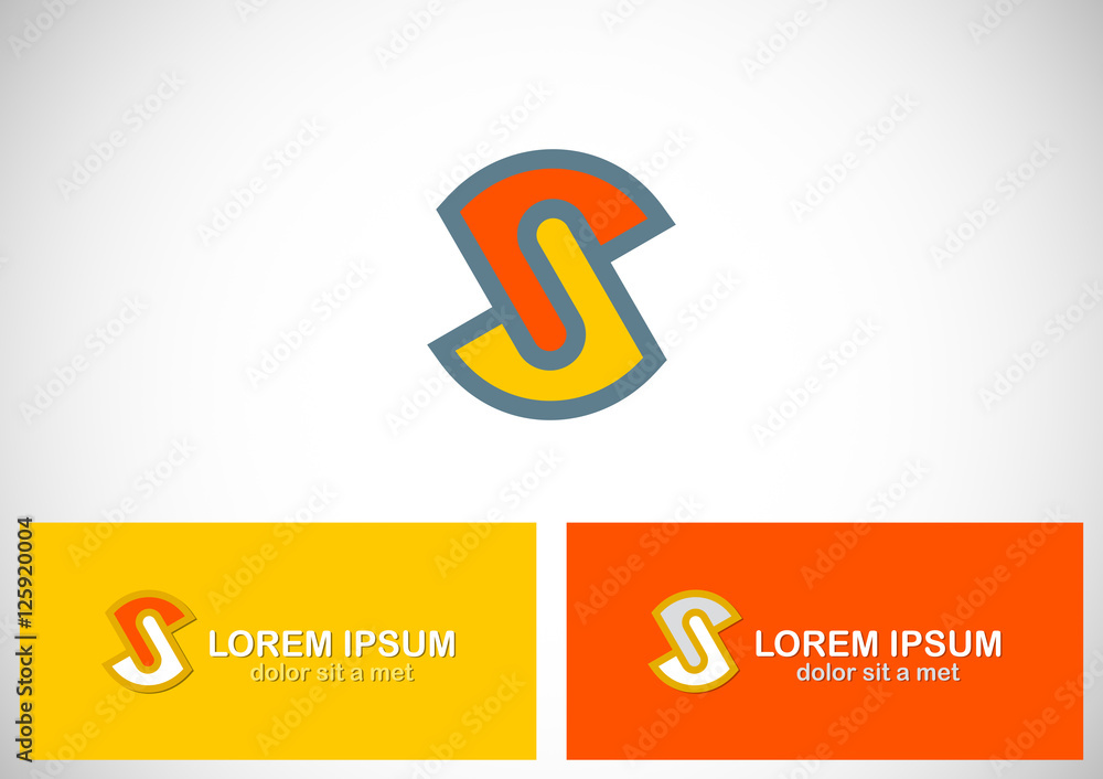 letter s company logo Stock-Vektorgrafik | Adobe Stock