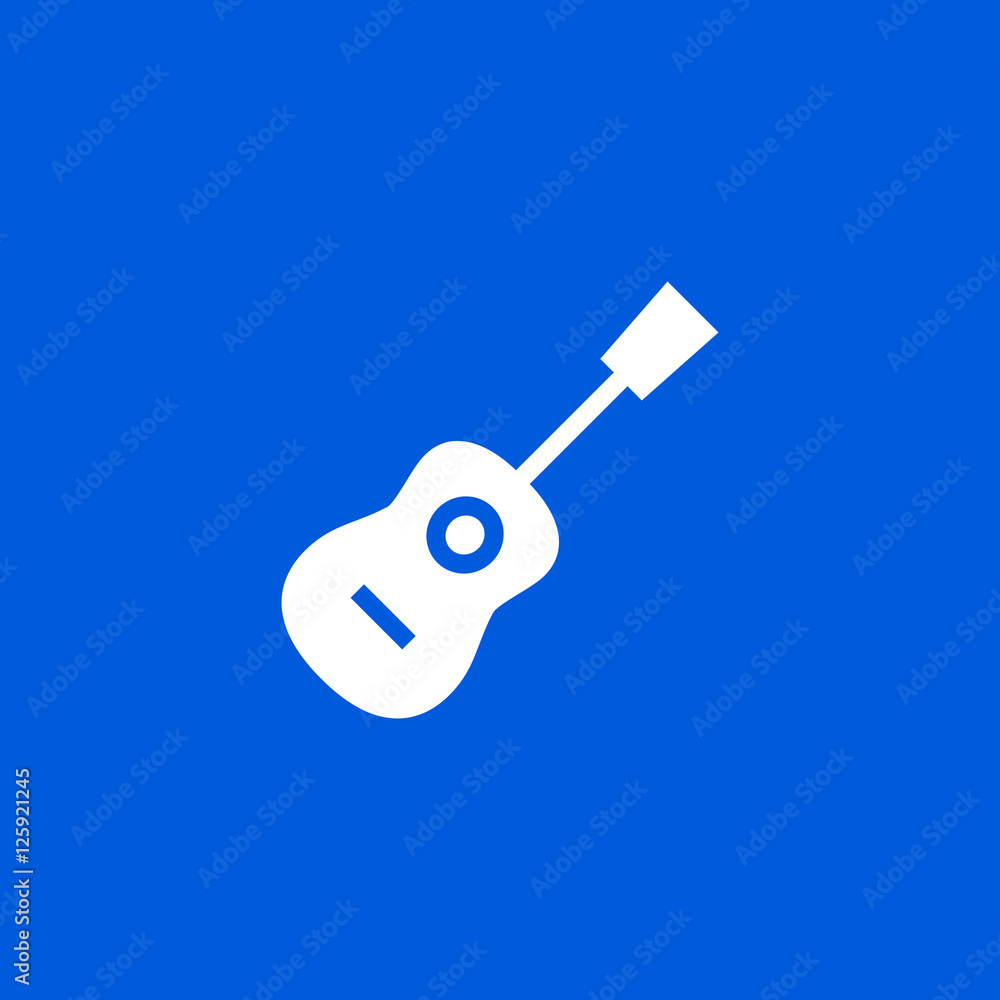 Acoustic guitar icon vector, clip art. Also useful as logo, web UI element, symbol, graphic image, silhouette and illustration. Acoustic guitar icon vector, clip art. Also useful as logo, web UI element, symbol, graphic image, silhouette and illustration.