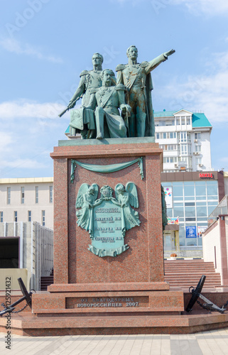 Monument to the founders of Novorossiysk. Russia. photo