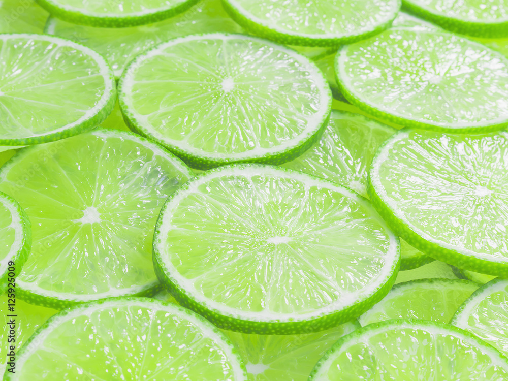 Lime slices background Lime slices background