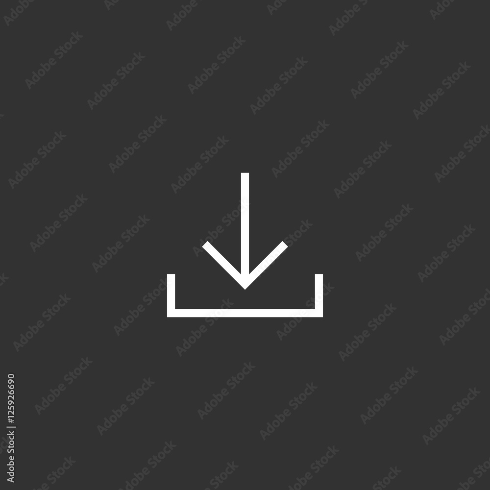 Download icon vector, clip art. Also useful as logo, web UI element, symbol, graphic image, silhouette and illustration. Download icon vector, clip art. Also useful as logo, web UI element, symbol, graphic image, silhouette and illustration.