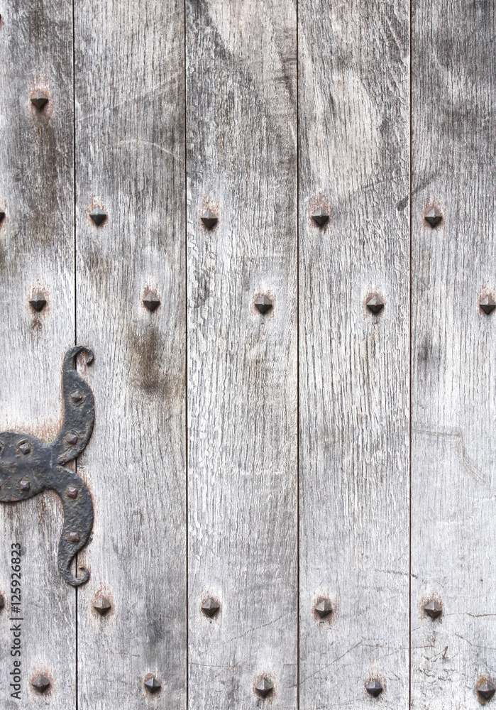 Ancient wood with rivets Ancient wood with rivets