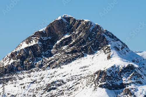 Mountain Peak covered with snow © bvitaly