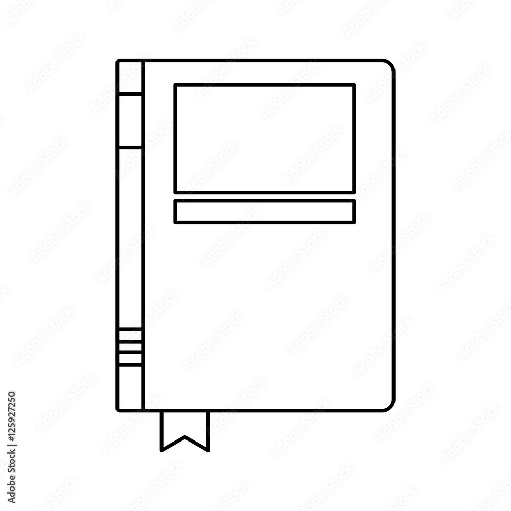 Book icon. Education literature read and library theme. Isolated design. Vector illustration Book icon. Education literature read and library theme. Isolated design. Vector illustration