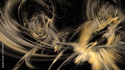 Farbiger keativer Hintergrund wie Schlieren - goldgelb