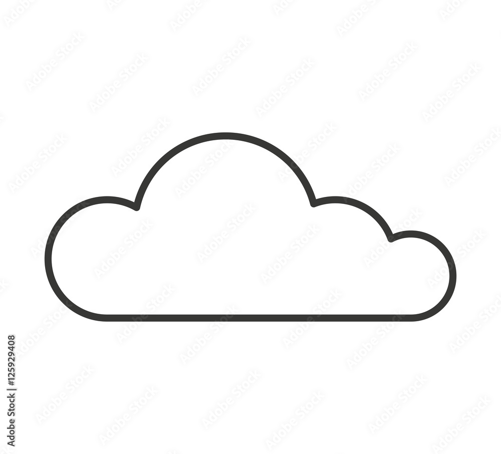 cloud computing isolated icon vector illustration design cloud computing isolated icon vector illustration design