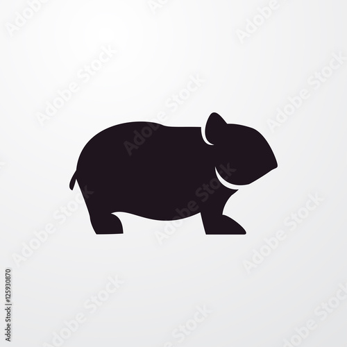 hamster icon illustration
