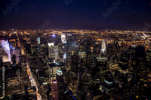 New York City USA Skyline by night Big Apple 3