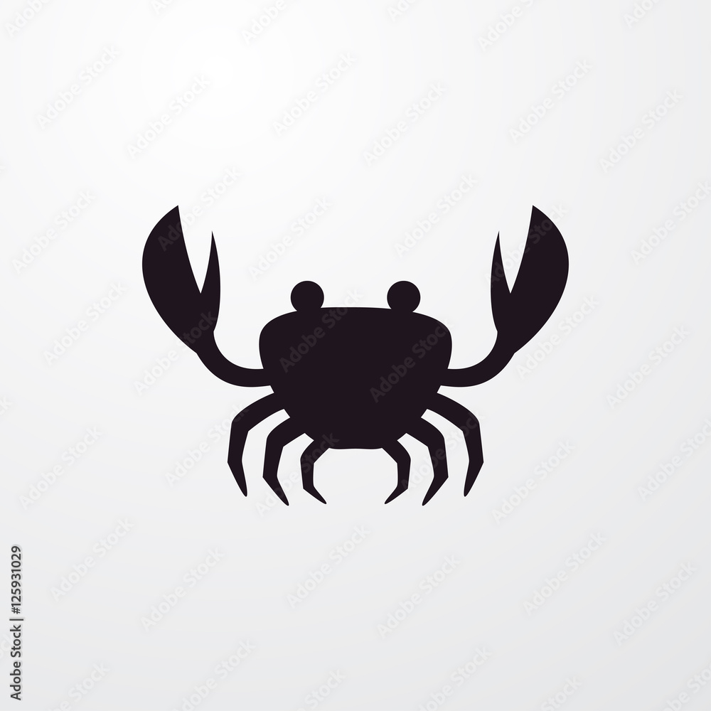 crab icon illustration crab icon illustration