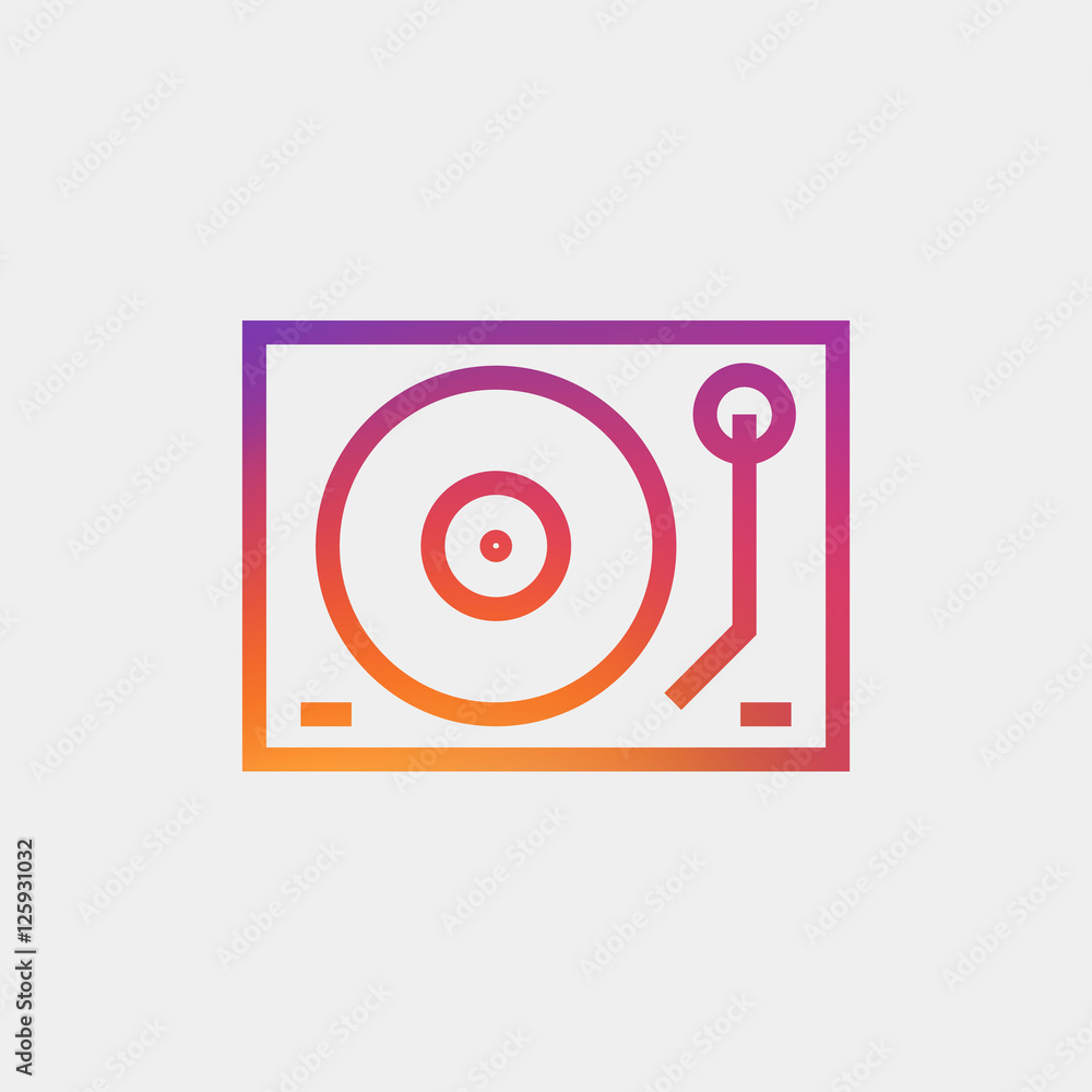 Dj mixer icon vector, clip art. Gramophone vector symbol. Also useful as logo, web UI element, silhouette and illustration. Dj mixer icon vector, clip art. Gramophone vector symbol. Also useful as logo, web UI element, silhouette and illustration.
