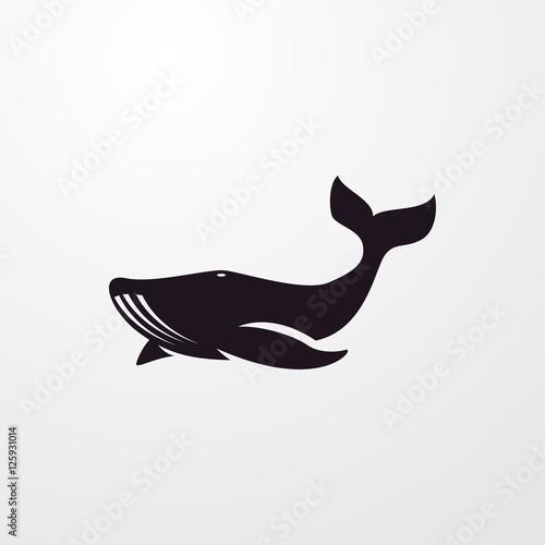 whale icon illustration