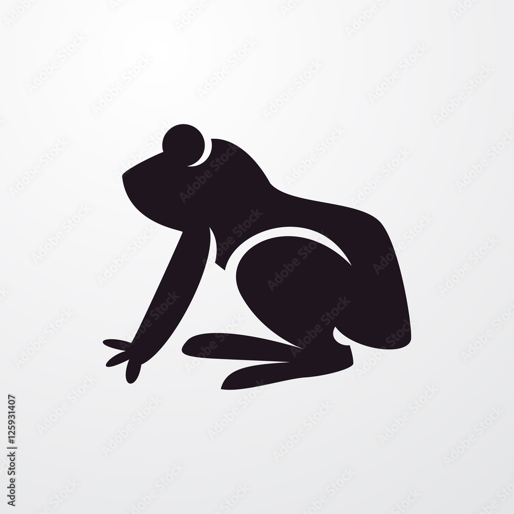 frog icon illustration frog icon illustration