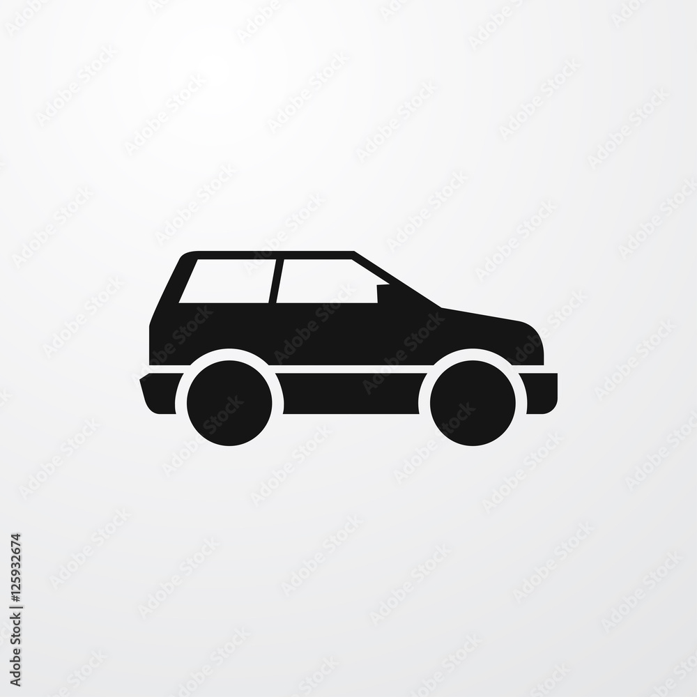 hatchback car icon illustration hatchback car icon illustration