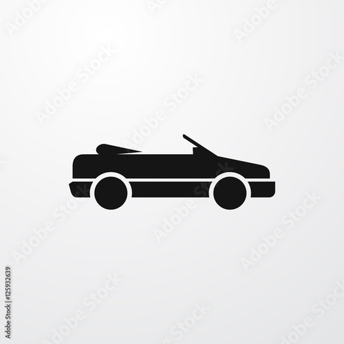 cabriolet icon illustration