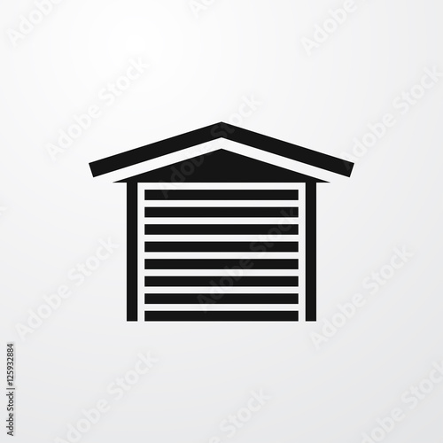 garage icon illustration