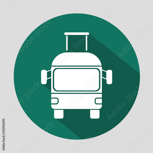 trolleybus vector icon