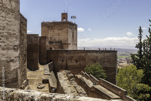 Alhambra, Alcazaba, Torre de la Vela, Granada. photo