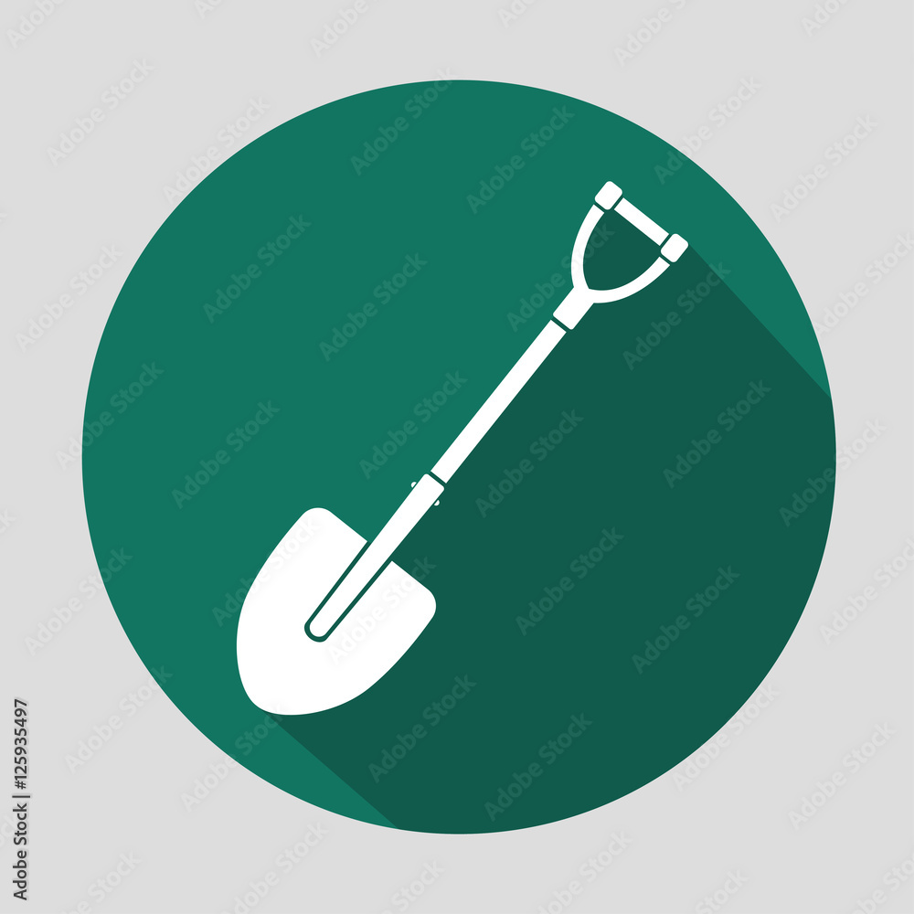 shovel vector icon. eps10. flat style. shovel equipment shovel vector icon. eps10. flat style. shovel equipment