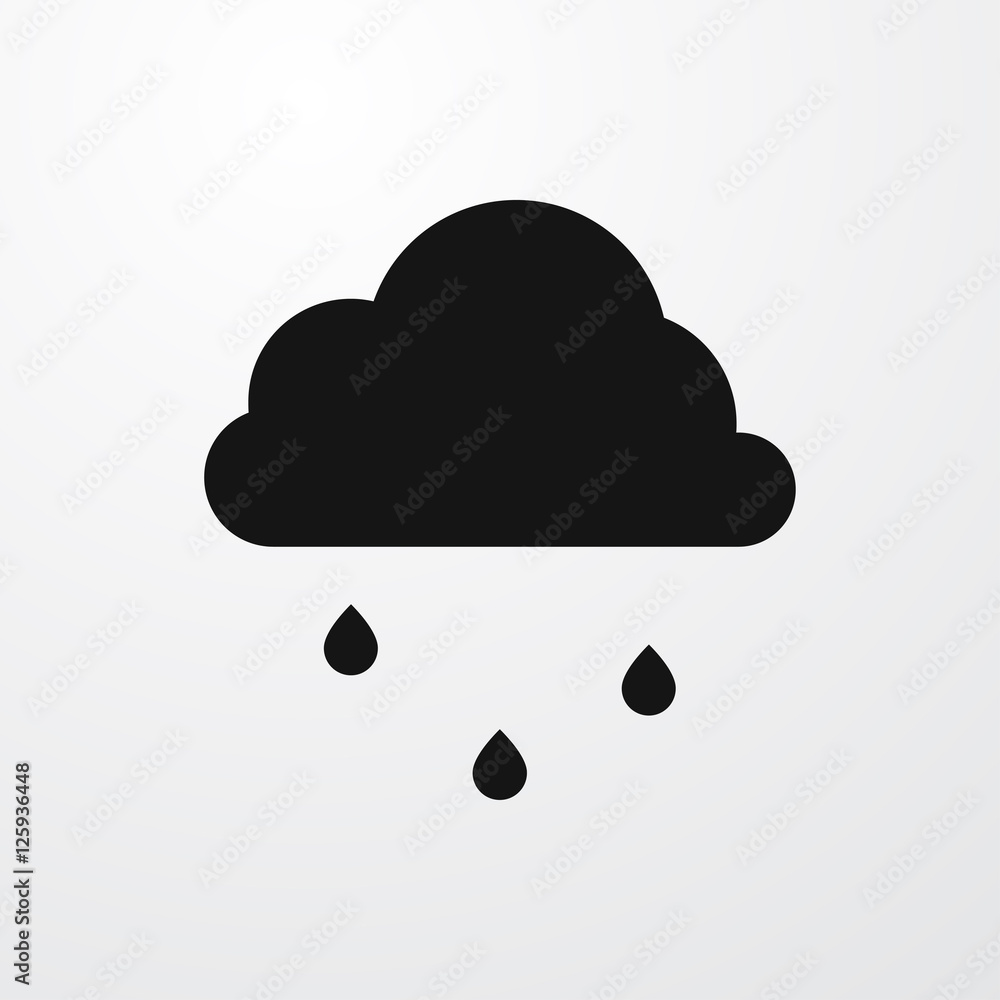 raining icon illustration raining icon illustration