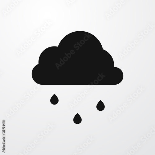raining icon illustration
