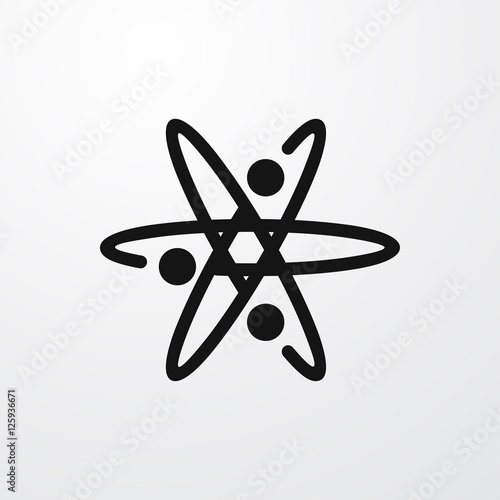 atom icon illustration