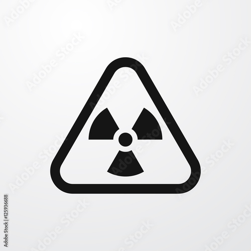 radiation icon illustration
