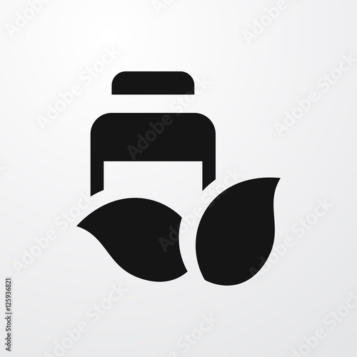 eco supplement icon illustration