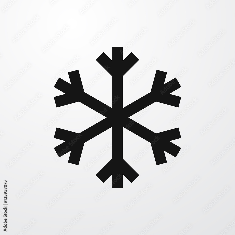 snowflake icon illustration
