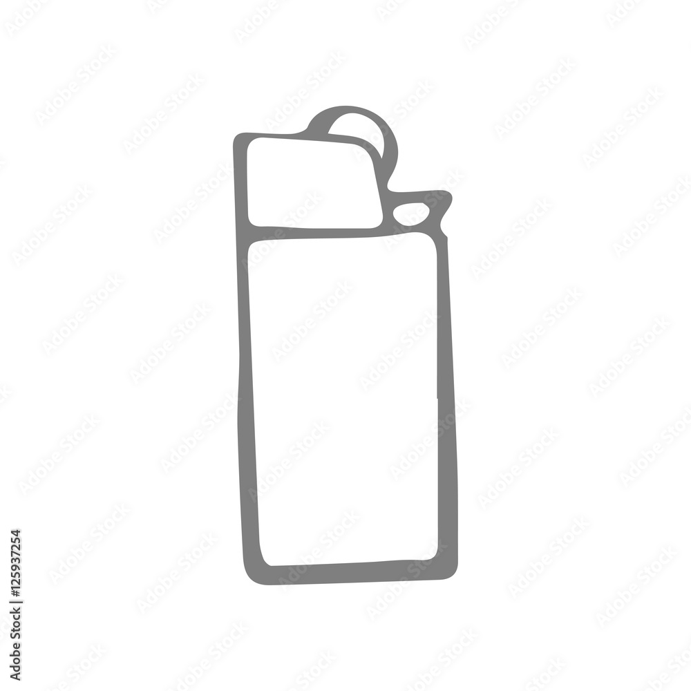 lighter scetch. vector lighter scetch. vector