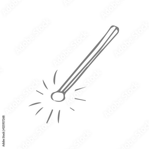 matches scetch. vector 