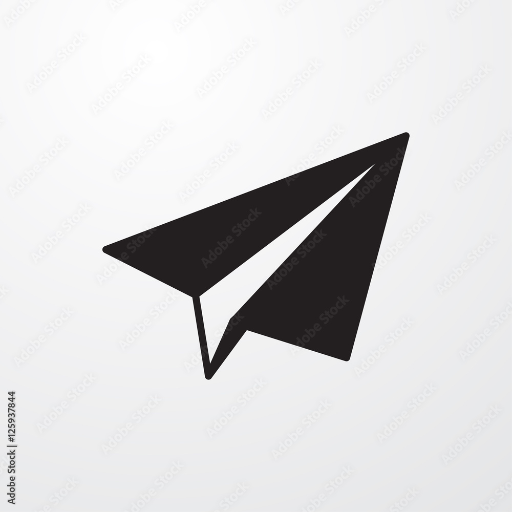 paper plane icon illustration paper plane icon illustration