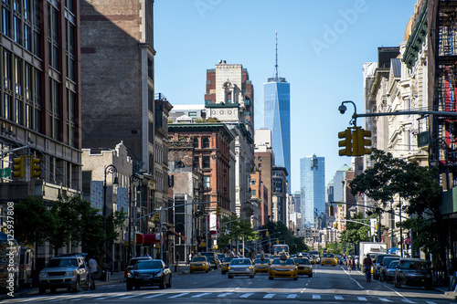 New York City Taxi Streets USA Big Apple Skyline 3