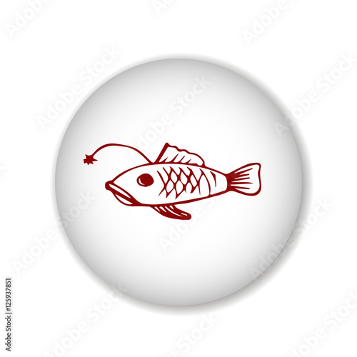 sea fish vector scetch