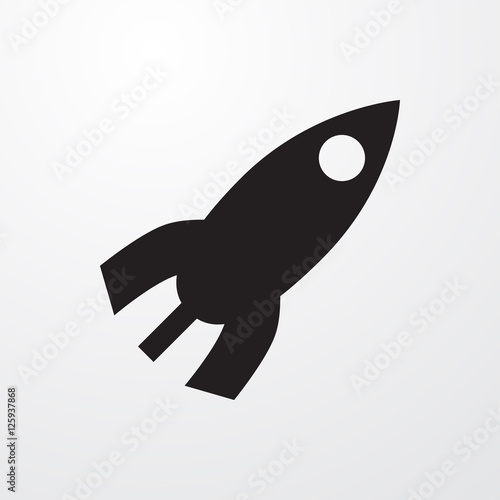 rocket icon illustration