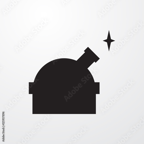 observatory icon illustration