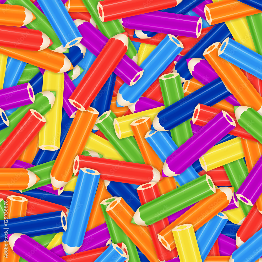Pencil Pile. Background, Card Or Cover. Vector Illustration Pencil Pile. Background, Card Or Cover. Vector Illustration