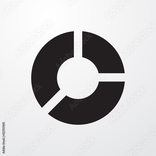 pie chart icon illustration