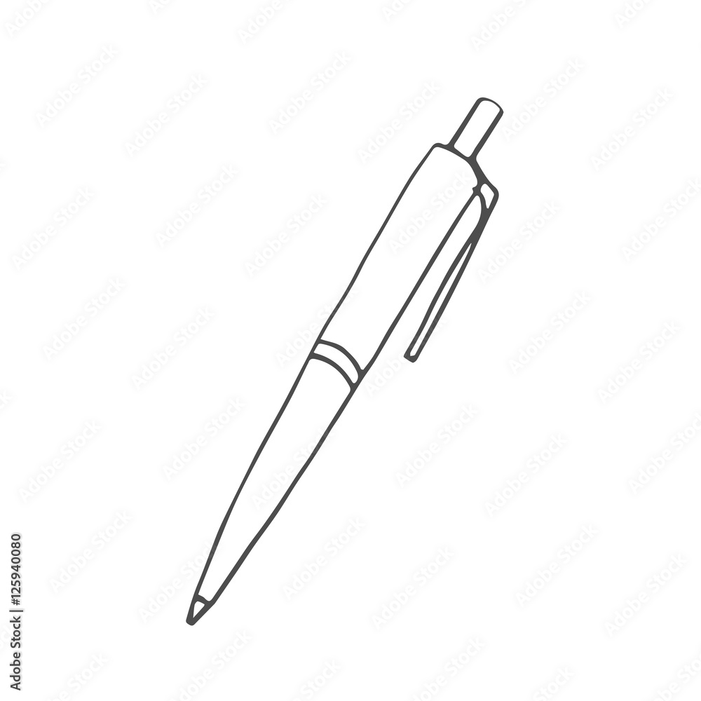 pen scetch. vector pen scetch. vector