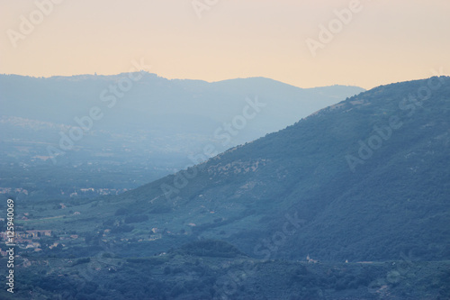 Frosinone mountain landscape