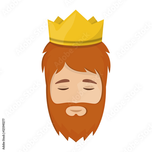 Foto Wiseman cartoon icon