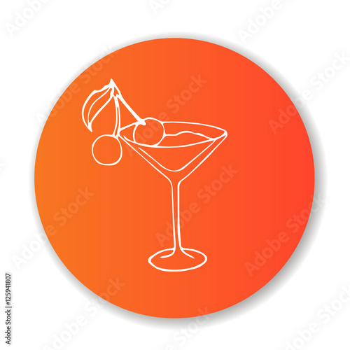 cocktail vector scetch 